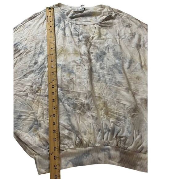 Young Fabulous & Brooke Pullover Tie Dye Long Sleeves Oversized Sweatshirt Large - Picture 4 of 11